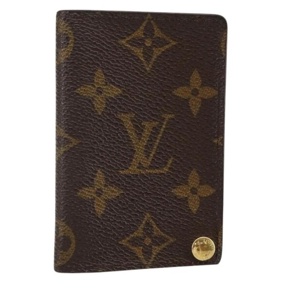 LOUIS VUITTON Monogram Porto Cartes Crdit Pression Card Case M60937 Auth th6343 - Picture 1 of 16